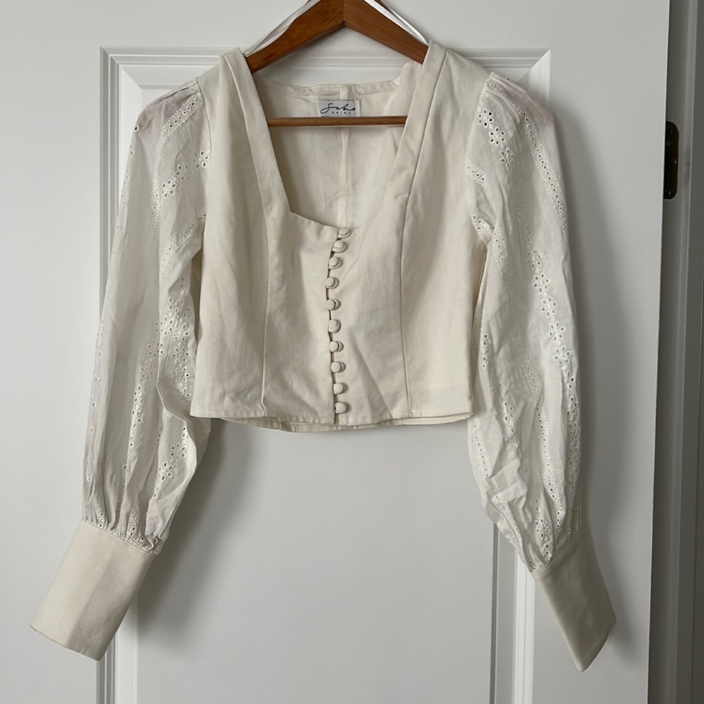 sabo skirt white crop top
